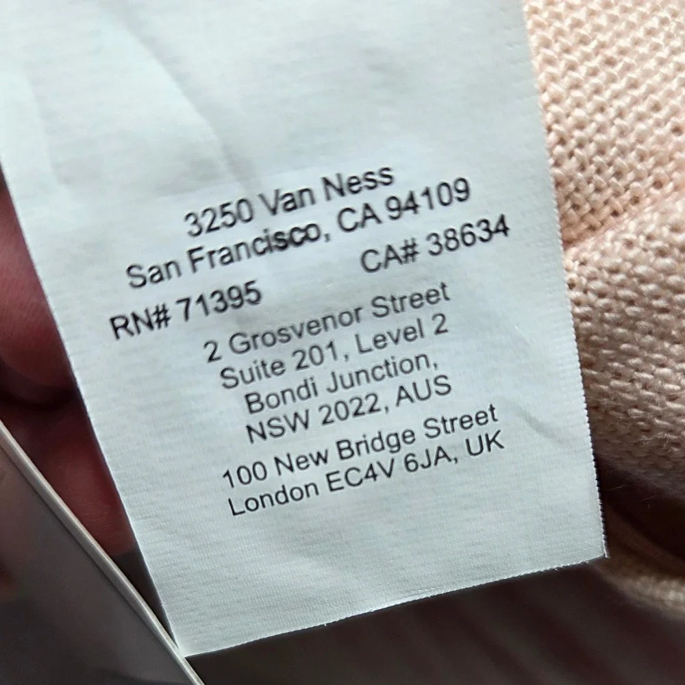 NWT Williams‎ Sonoma Textured Pillow Cover Neutral Pink Beige blush Striped